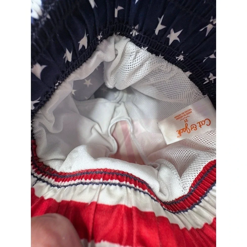Cat‎ & Jack American Flag Red White Blue Swim Shorts Trunks 2T Toddler Vacation